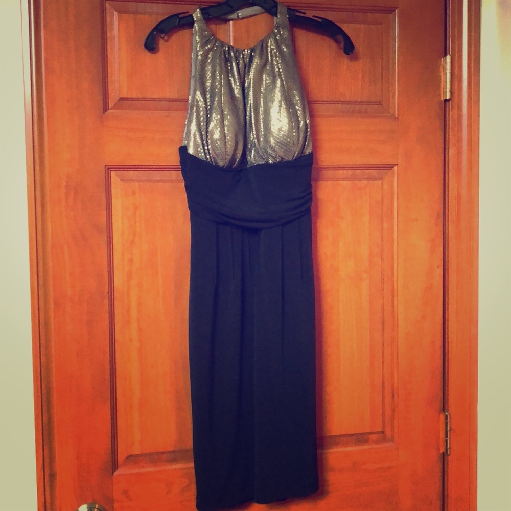 Black and gold Calvin Klien dress